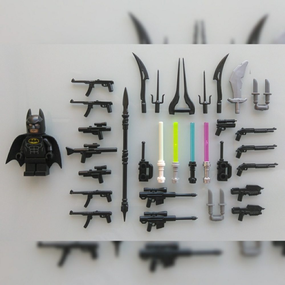 Lego Batman with accessories Brand New! Lightsaber